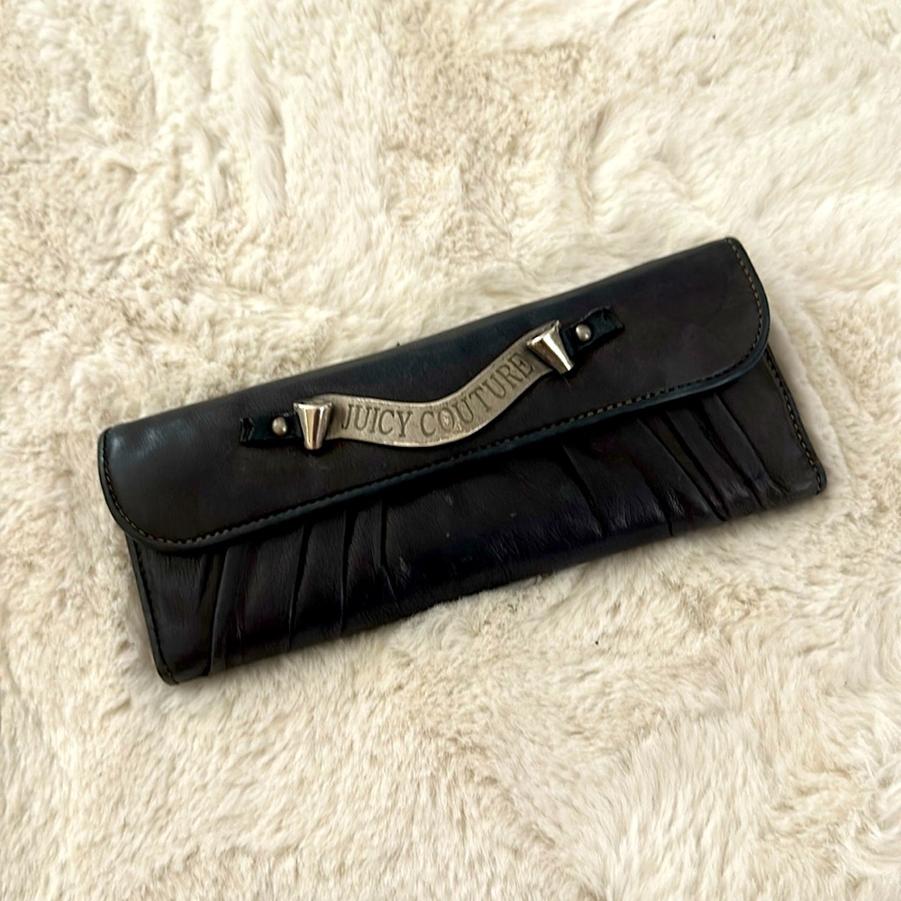 Juicy Couture Black Leather Wallet
